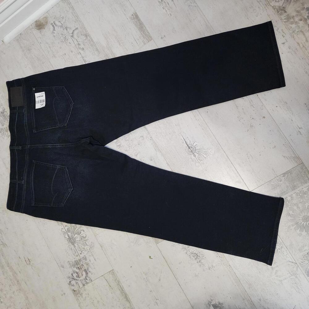 NWT MAVI Dark wash matt relaxed Straight leg 38 30 jeans denim - Picture 5 of 6